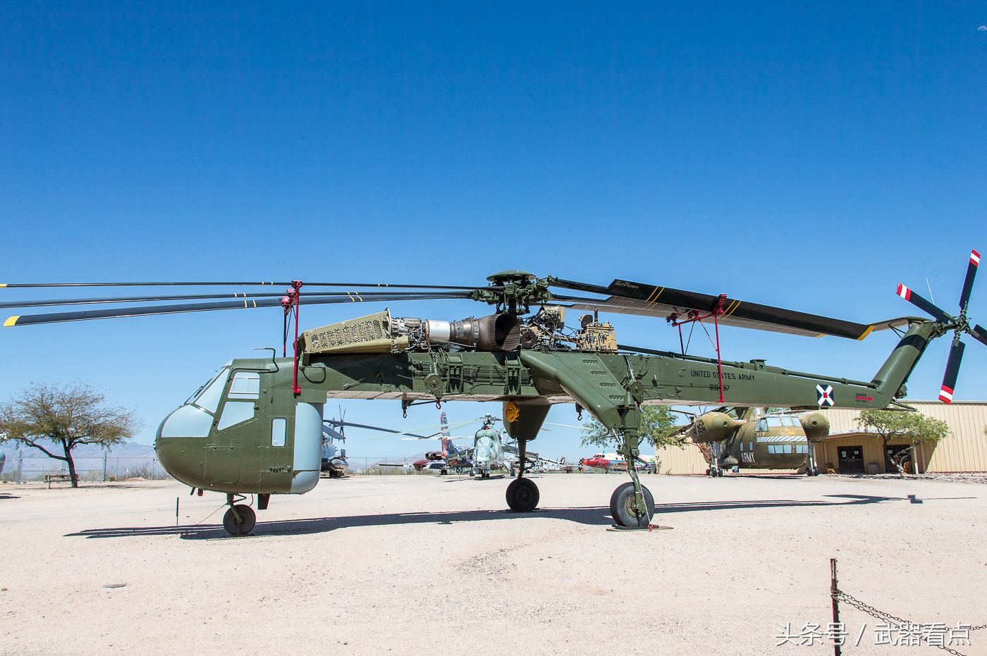 ch-54 空中吊车 系列 直升机——高清相片