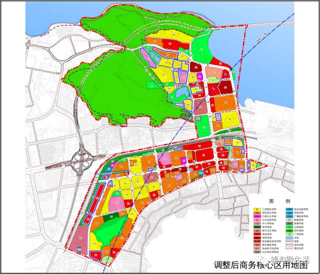 居住用地方面 大港路以南区域变化不大,只在中山东路,大港路与海滨