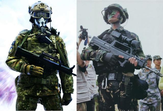 下一代单兵装备和现役装备对比