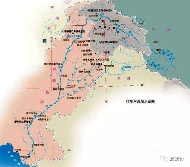 pakhtunkhwa,然后流经巴基斯坦旁遮普省punjab,最后在信德省sindha的