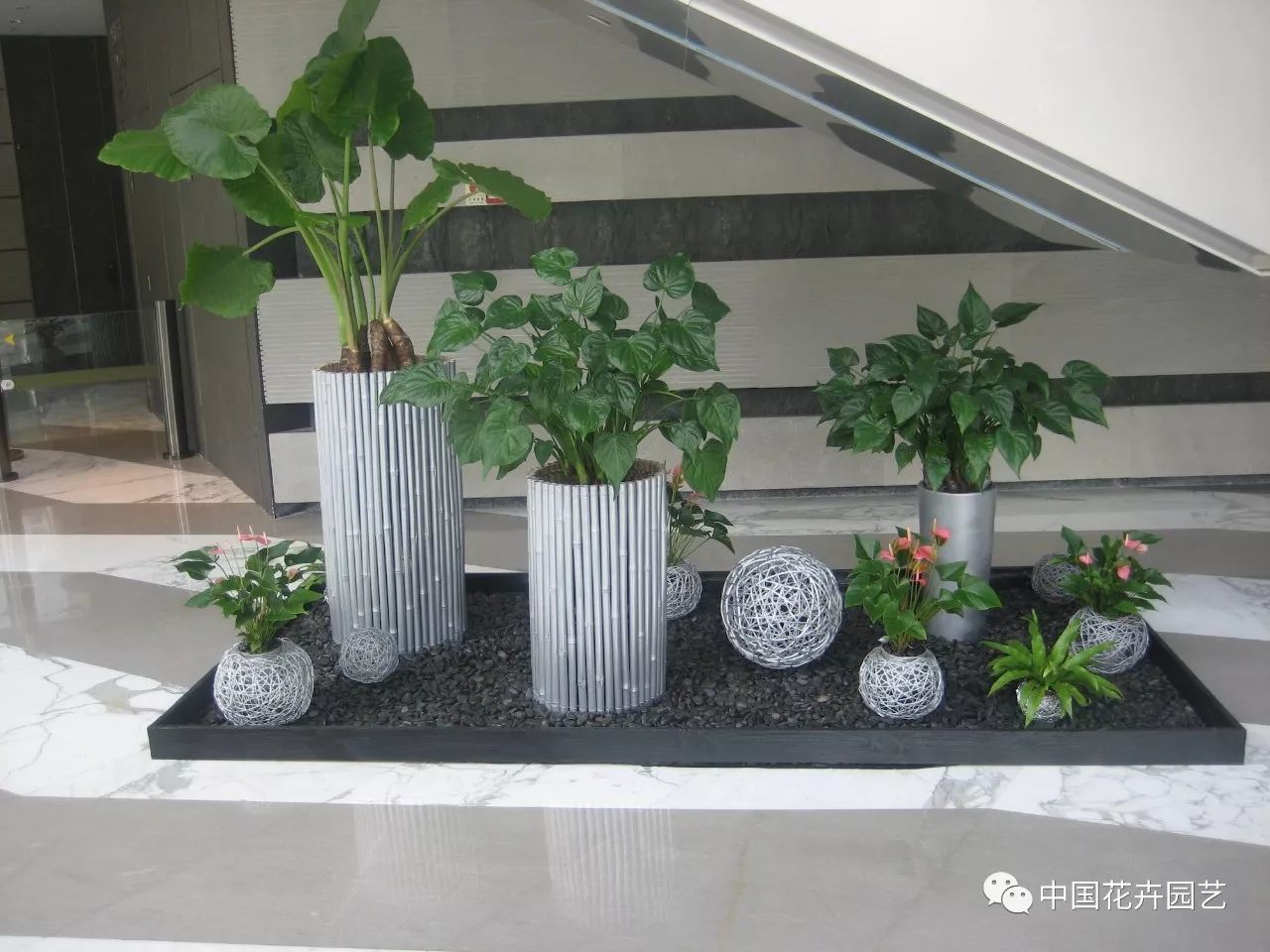 苏州绿地·国际花都日式风格98平米设计方案 客厅植物摆放效果图_装信通网