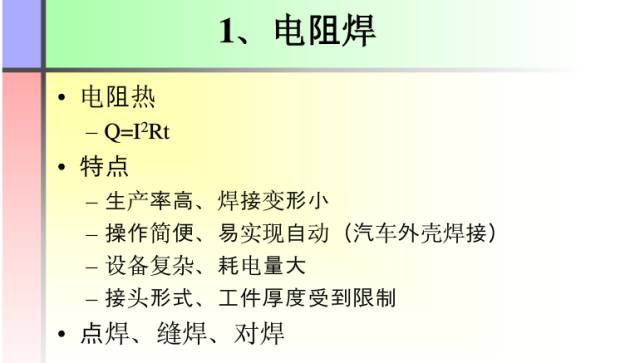 【收藏】这份PPT让你全面了解焊接工艺知识