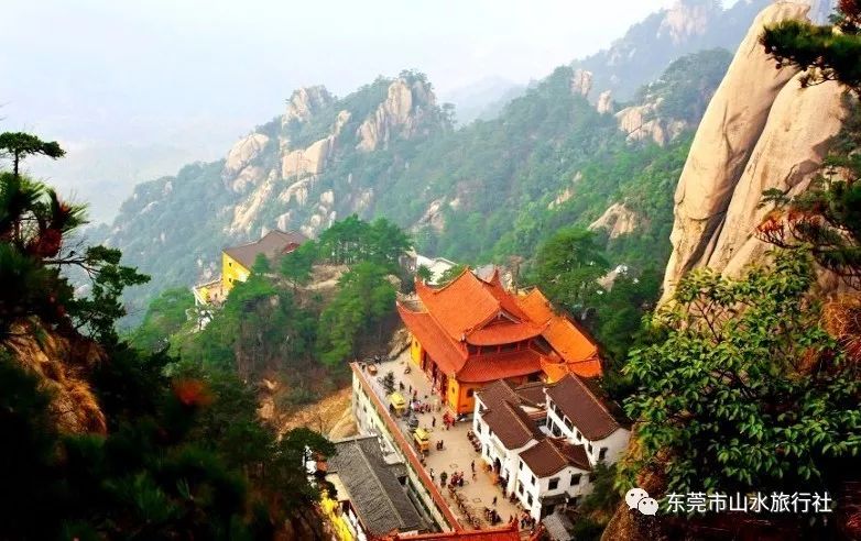 黄山风景区太平湖景区塔川秋色九华山风景区01东莞-广州-合肥-九华山