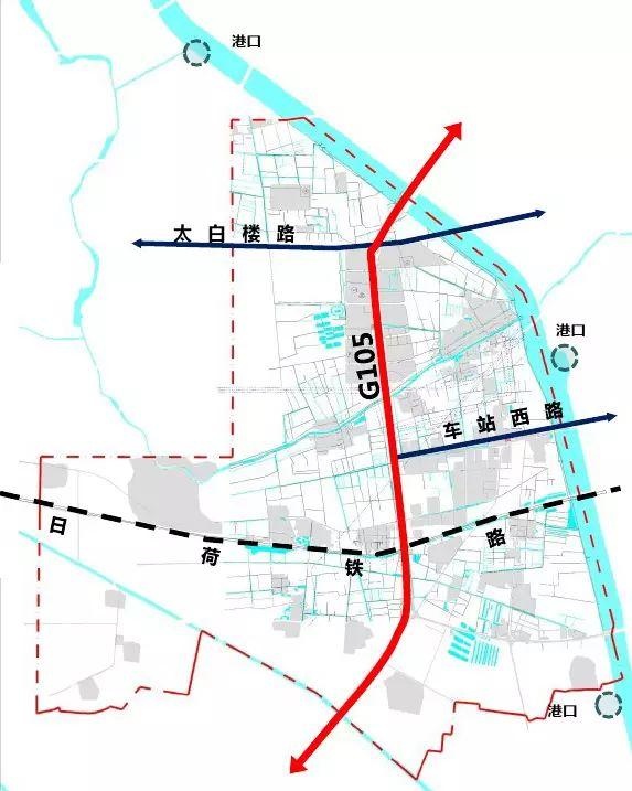 城区道路105国道(西外环),太白楼路,车站西路穿行而过,为济的发展