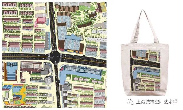 长卷局部及衍生品 新泾·新境—长宁区北新泾街道 实践案例展