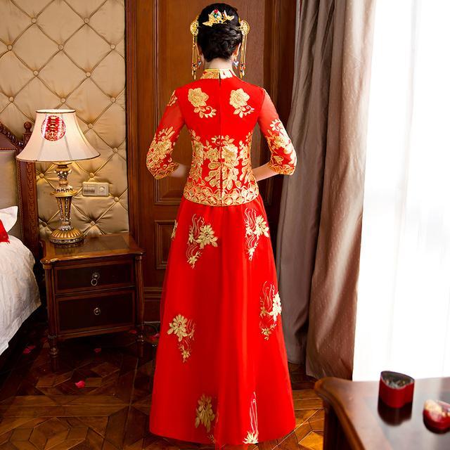 中式婚纱设计_中式婚纱设计图手稿
