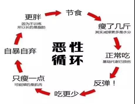 长期以往,你的身体会进入饥饿模式, 会降低你的基础代谢来保住你生命