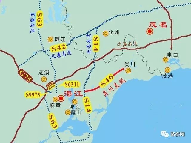 10月24日2,云湛高速吴川支线项目概况:临汾市沿黄扶贫旅游公路北起