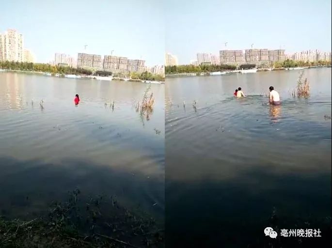 【现场直击】市政公园一女子跳湖轻生,民警下水营救