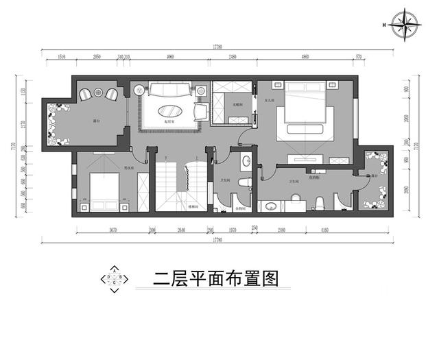 400㎡双拼,新中式装饰,有佛龛,有室内庭院