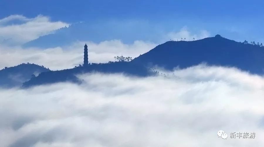 在雁塔上,整个新丰城的景色,都在你的眼下.