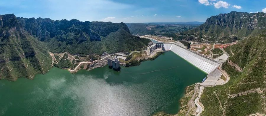 国家172项节水供水重点水利工程之一黄河重要支流沁河河口村水库通过