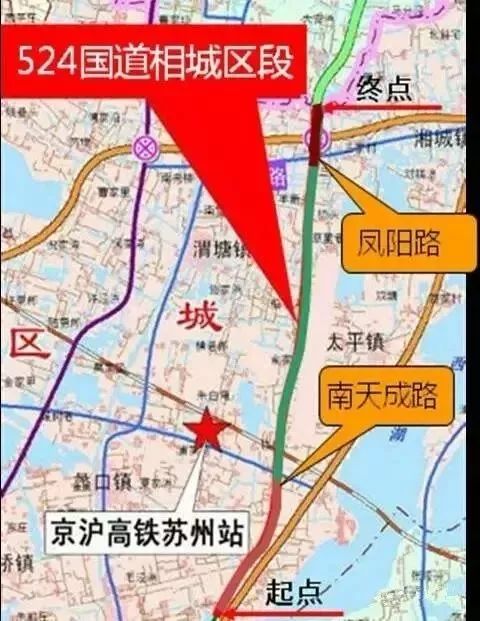 吴江又新增一条国道524国道吴江段要来了