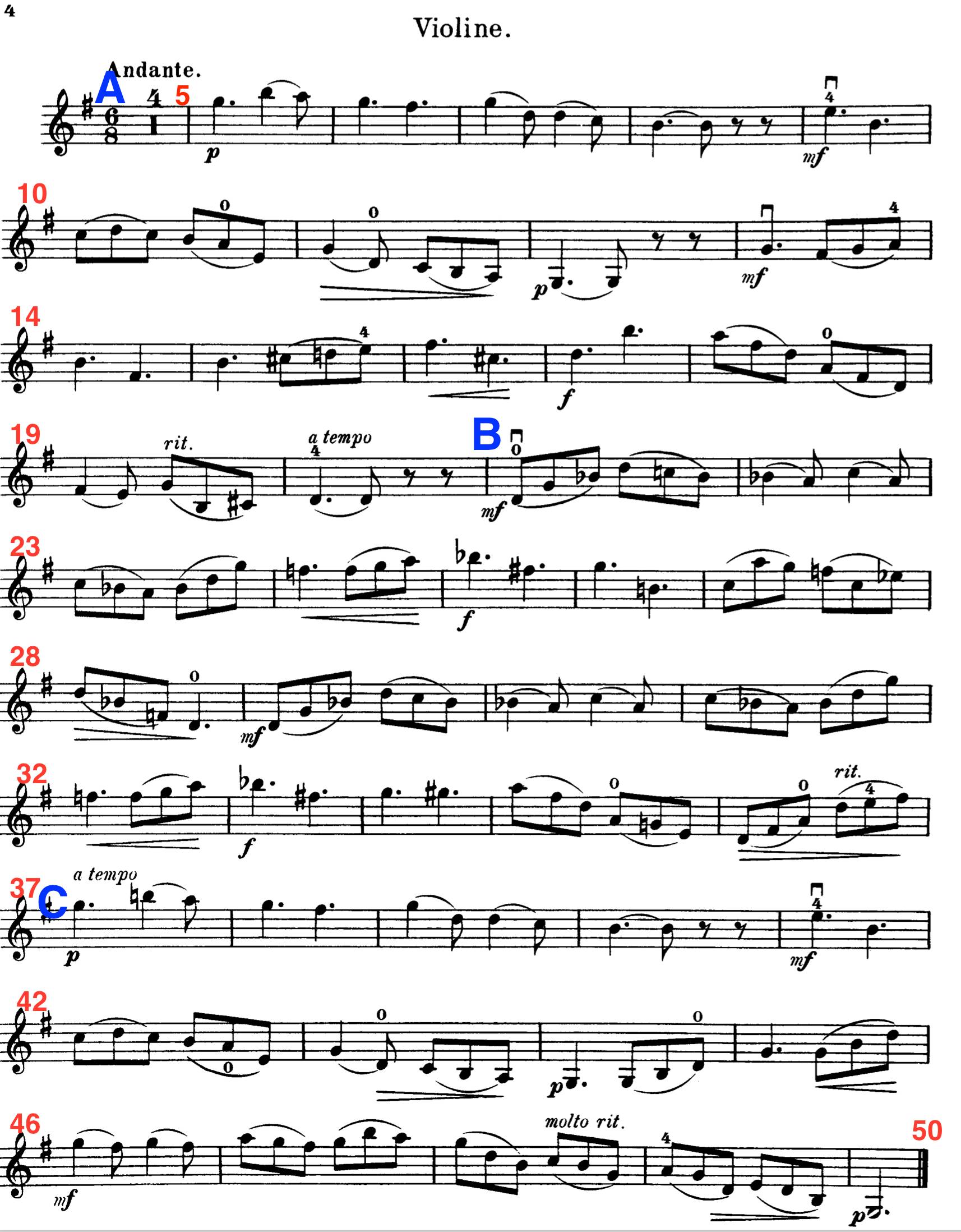 新课上线丨里丁《b小调协奏曲》第二乐章