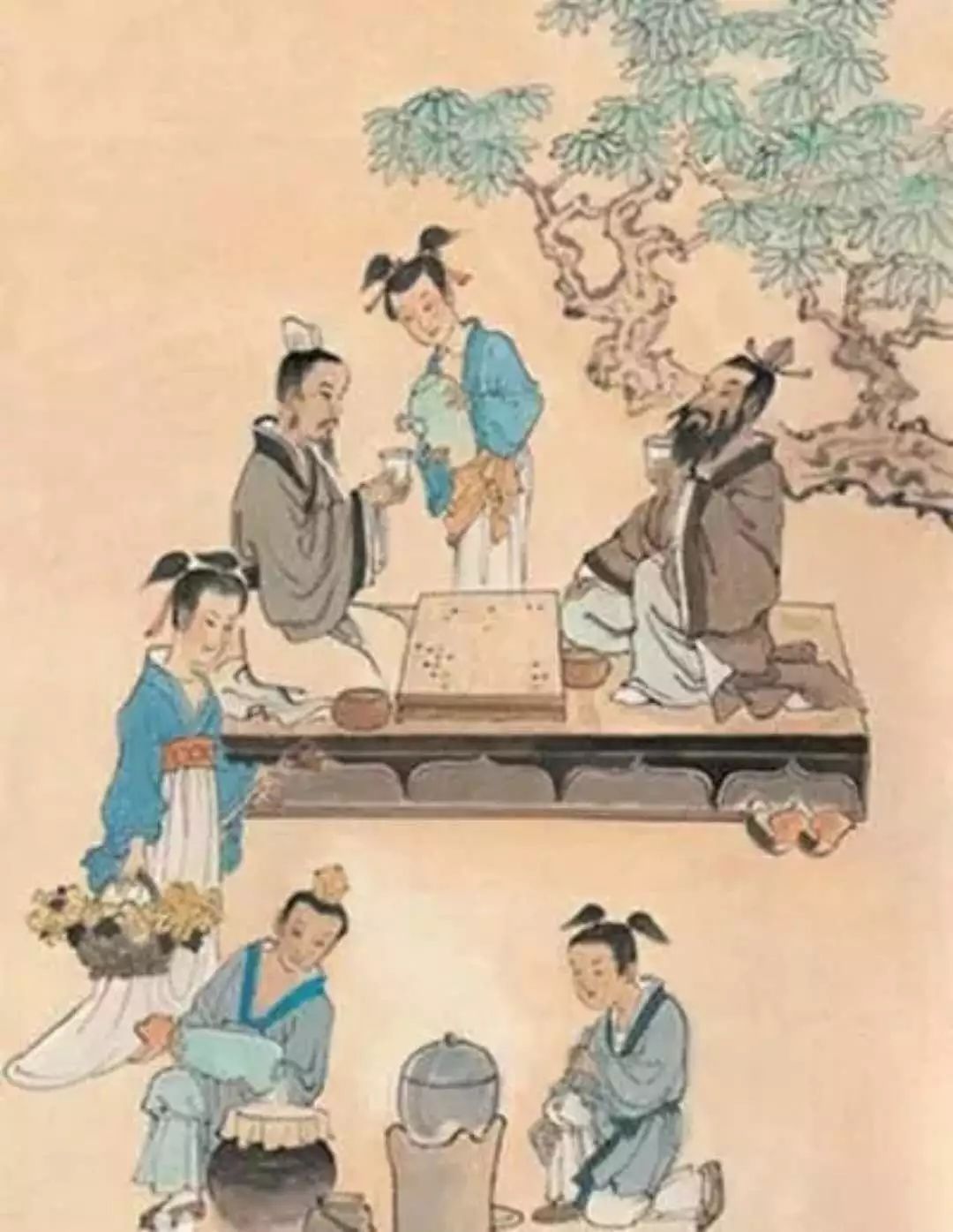 重阳佩茱萸的习俗在唐代很盛行,人们认为在重阳节这一天插茱萸可以