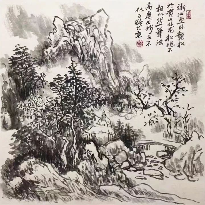 "笔墨之道——王子龄山水画展"今天上午在合肥-久留米