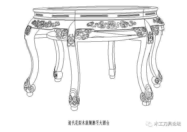 633个cad家具明清中式古典家具资料图集,包含桌,椅,凳,案,几等