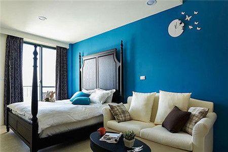 蓝色墙配什么颜色的窗帘?色彩搭配技巧有哪些?