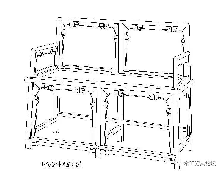 633个cad家具明清中式古典家具资料图集,包含桌,椅,凳,案,几等