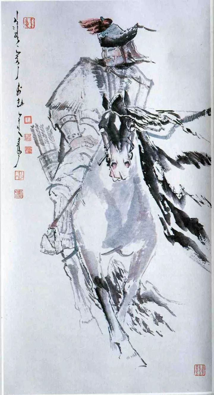 蒙古秘史人物画