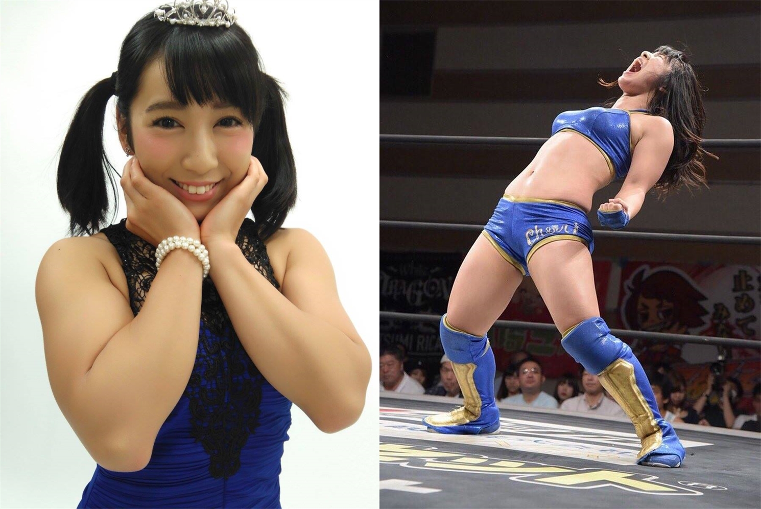 日本女子摔角开赛地表最强肌肉美少女再掀旋风