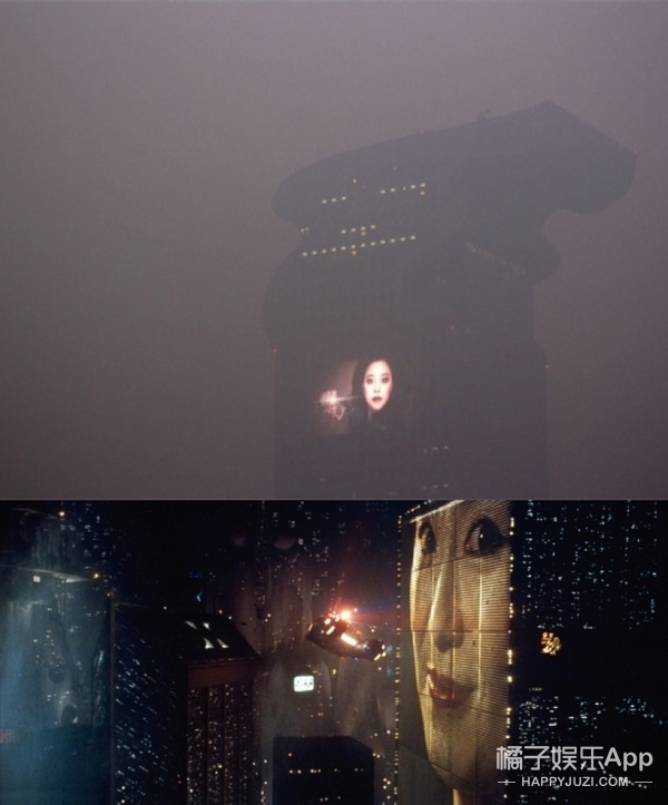 而下面这张《银翼杀手2049》中的场景,又让人想到北京的沙尘暴天气.