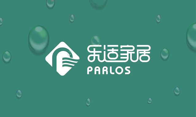 parlos乐适品牌家居logo是这样设计的