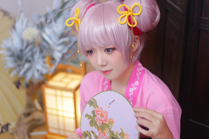 王者荣耀 小乔汉服旗袍 cosplay