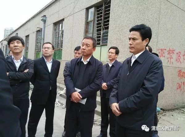 咸阳市副市长孙亚政一行来渭城中学新校区视察