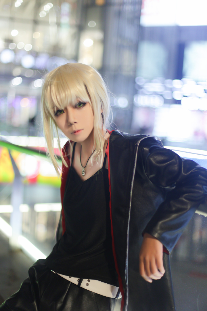 fgo 新宿黑saber cosplay