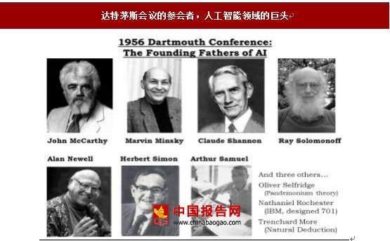 1956年的达特茅斯会议标志着人工智能的诞生:john mccarthy联合minsky