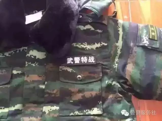 pap-16式武警虎斑特战作训大衣