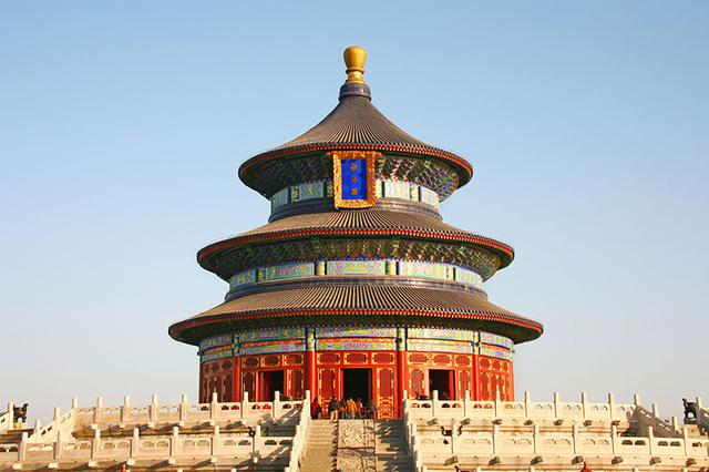 中国现存最大的古代祭祀天神的建筑北京的天坛