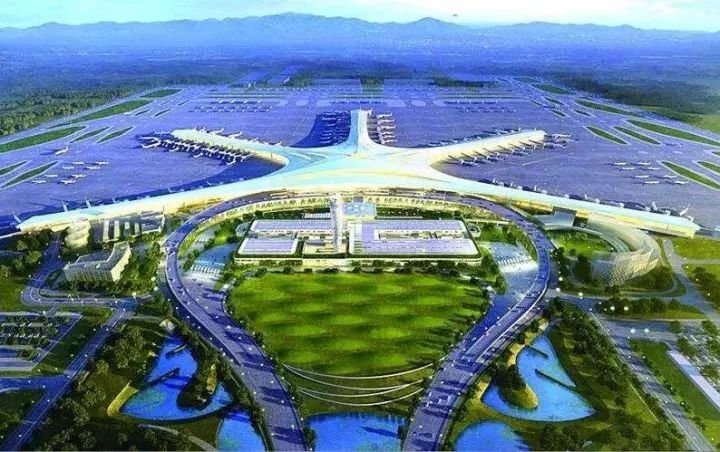胶东国际机场效果图