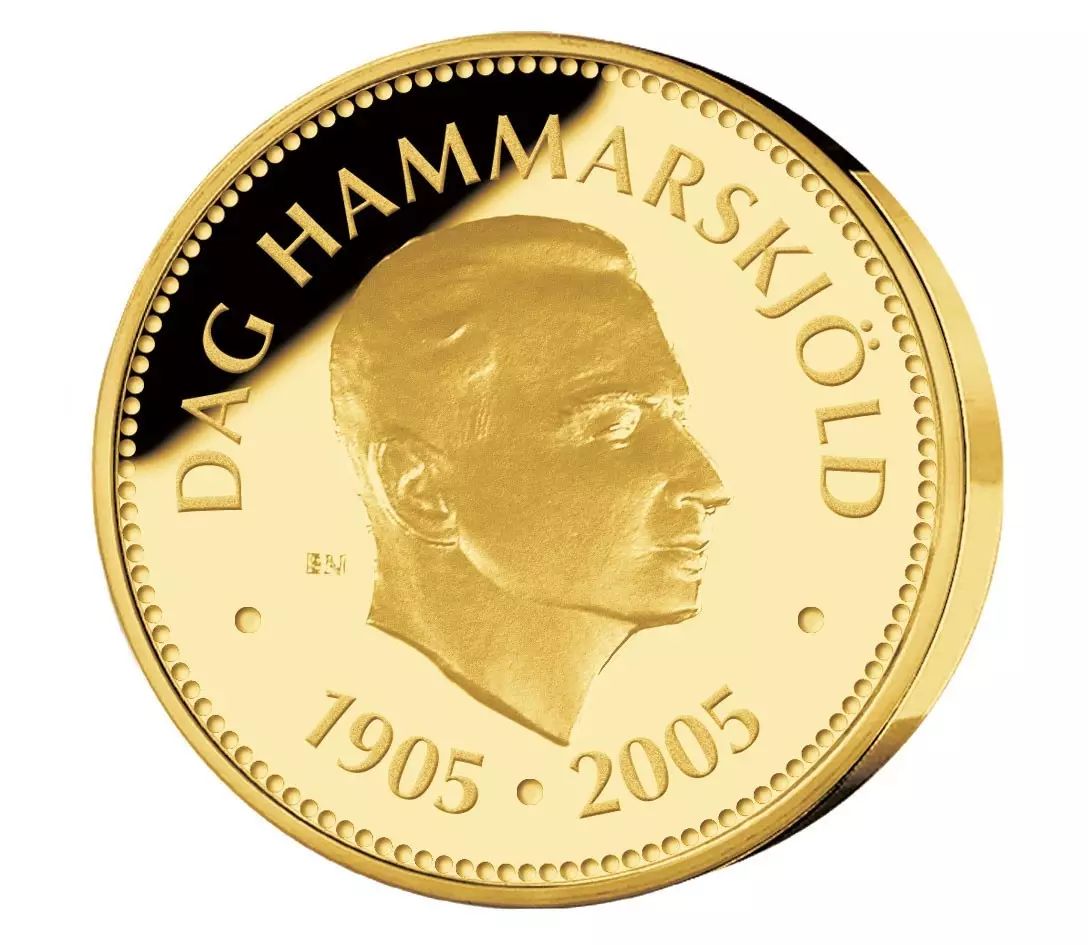 2005年9月7日2000-krona 纪念金币200-krona纪念银币纪念瑞典挪威