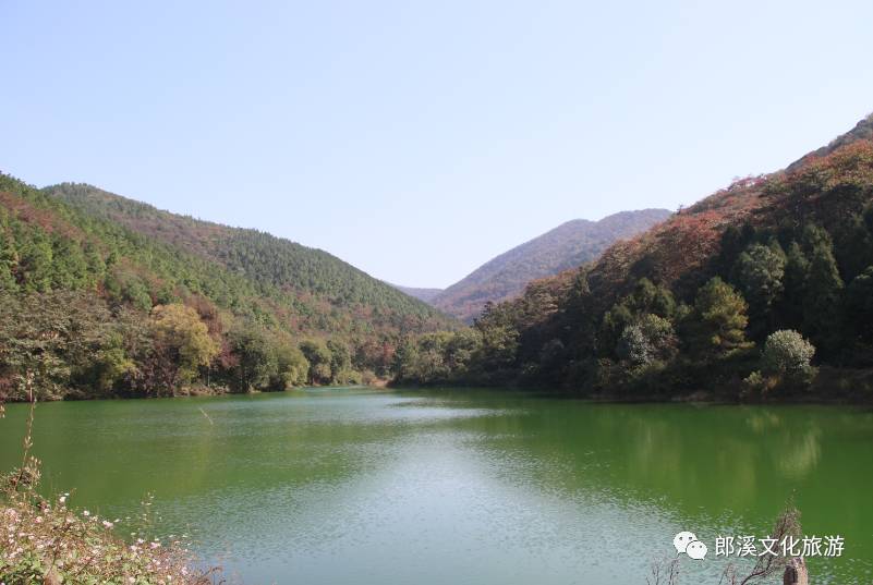 郎溪伍员山秋景绽放光彩错过就要等上一年