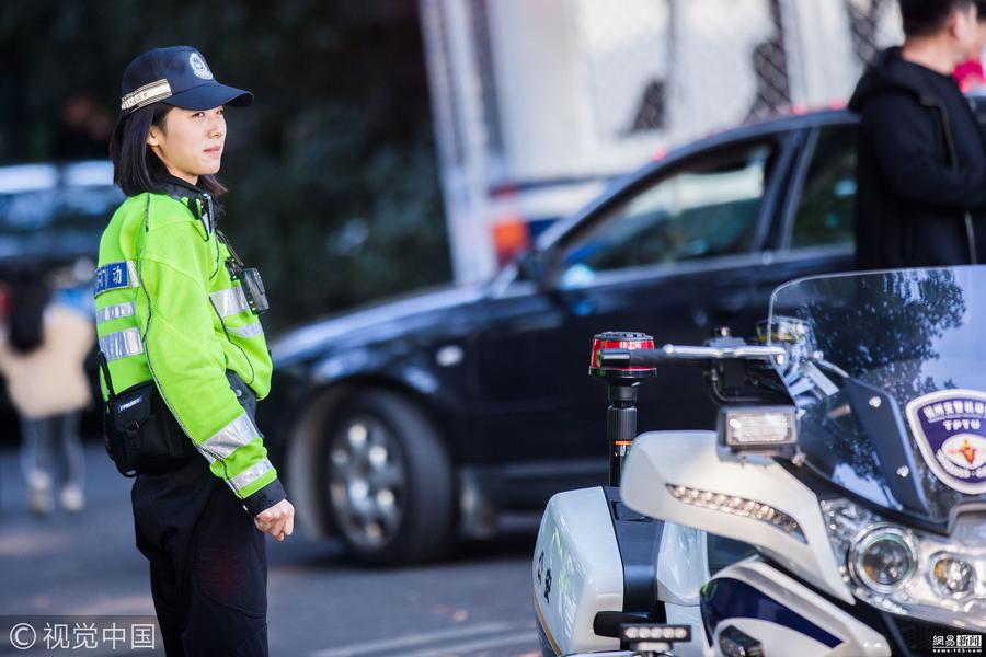 台北市警大安分局警花潘贝玲