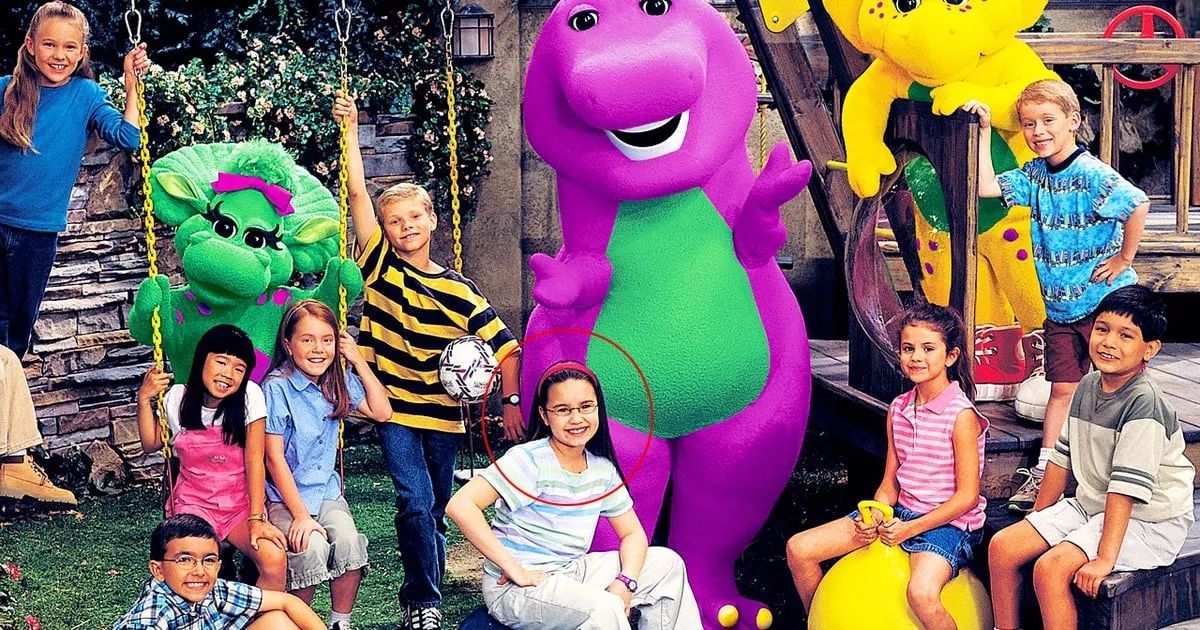 《barney & friends》 当时的两人玩得非常好,总是形影不离