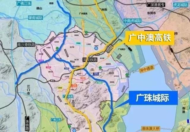 高铁将大大减轻广州南站的客流压力,与广珠城际以及在建深圳至湛江图片