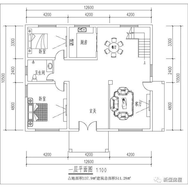 4层农村自建房,12x10米适合多数人宅基地,造价50万?