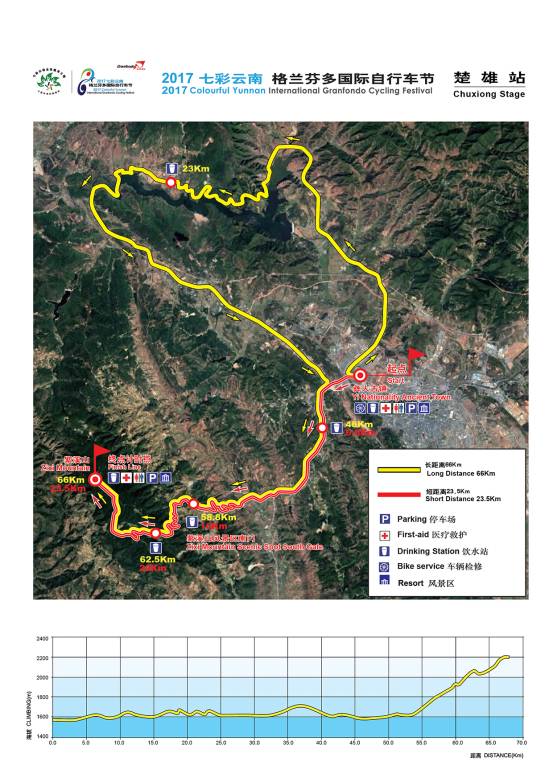 赛事信息 地点 长/短距离组起点:彝人古镇 长/短距离组终点:紫溪山