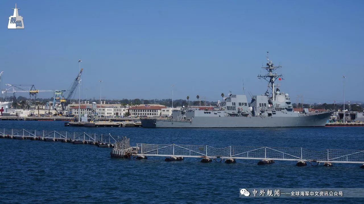 一组美国海军圣迭戈军港近况图