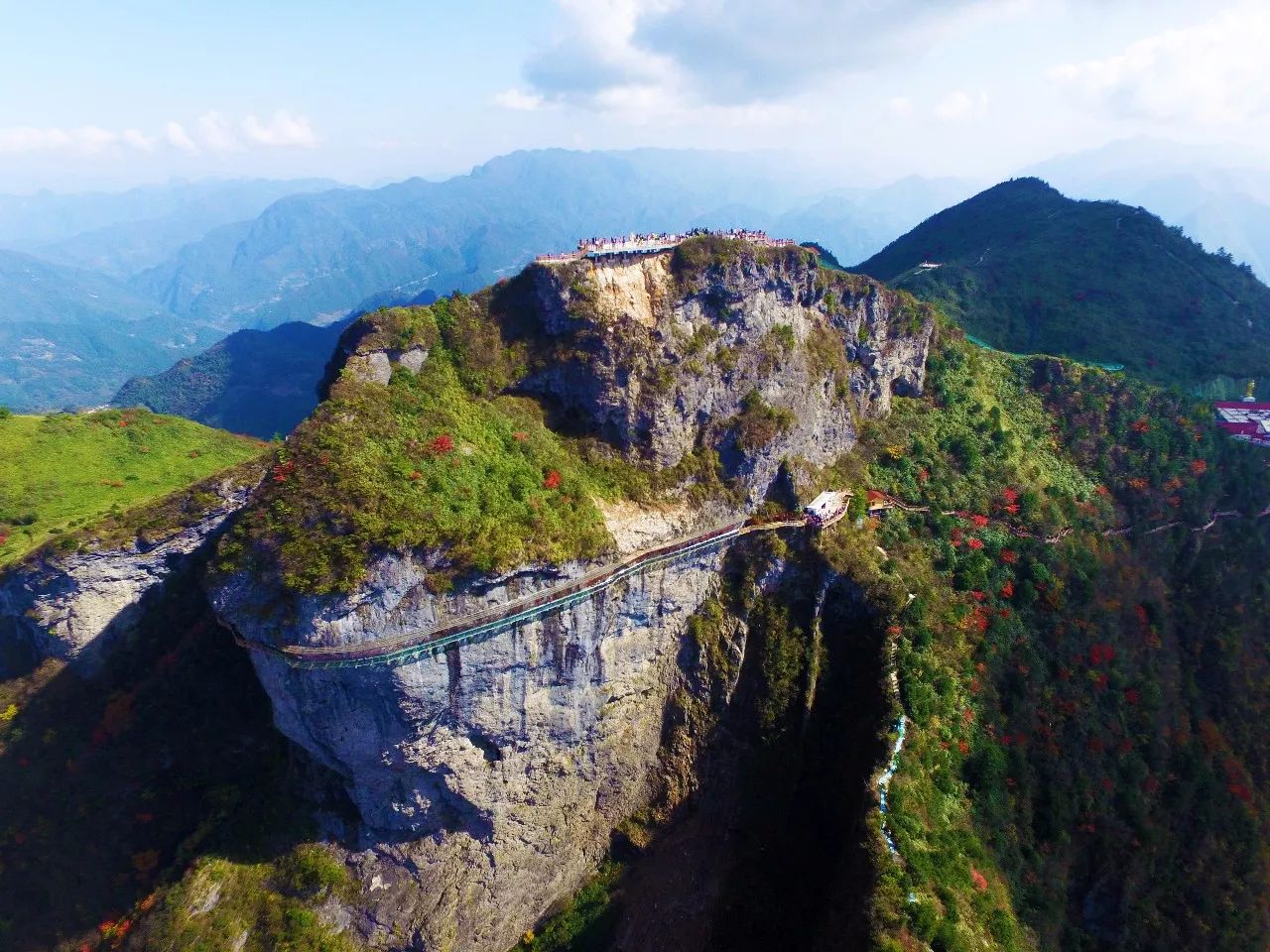 万山红遍,层林尽染——八台山秋色