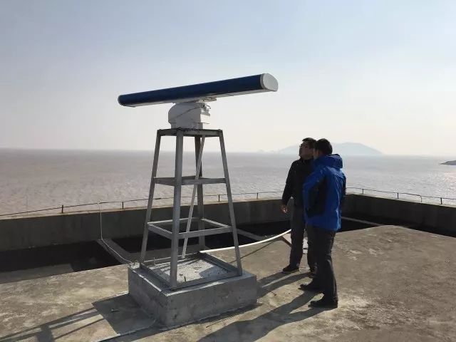 松兰山X波段测波雷达系统完成设备验收