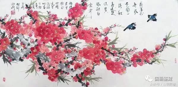 国画桃花赏析