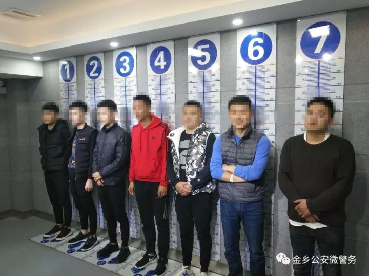 昨日金乡荷香街寻衅滋事,7人全部被拘留,看看都有谁?