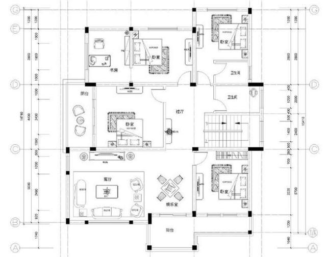 一 层:客厅,餐厅,厨房,卧室,卧(带卫生间),卫生间,入户花园,杂物间