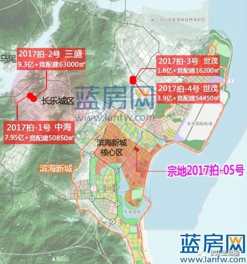 调控前的长乐改区加速,滨海新城动建以及多条地铁规划等利好消息影响