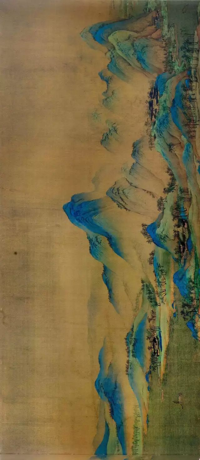 中国十大传世名画之一《千里江山图》
