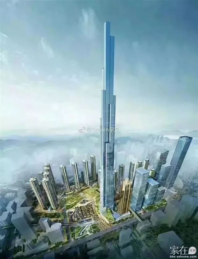 深圳又要建世界第一高楼?830米湖贝塔规划图出来啦!